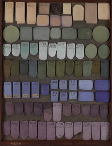 Jasper colour trials - Image courtesy of the Wedgwood Museum